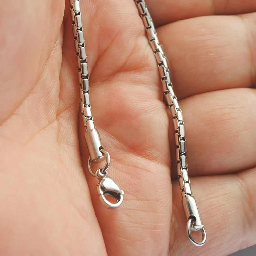Elegant Stainless Steel Link Necklace