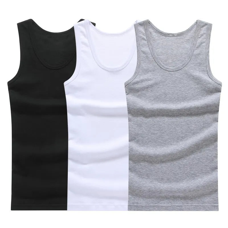 Cotton Sleeveless T-Shirt