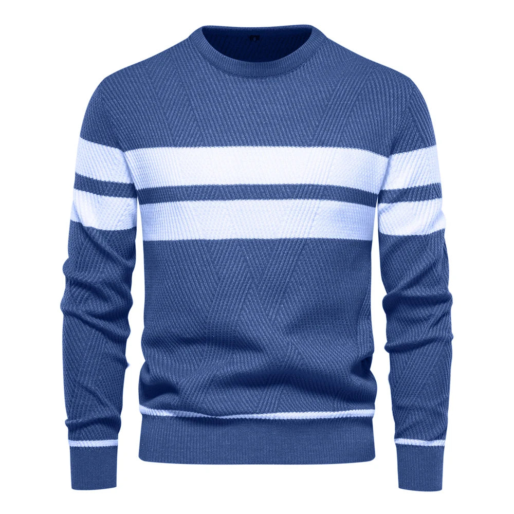 Autumn Patchwork Men’s Sweater