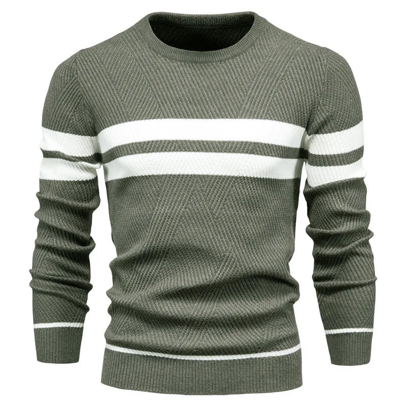 Autumn Patchwork Men’s Sweater