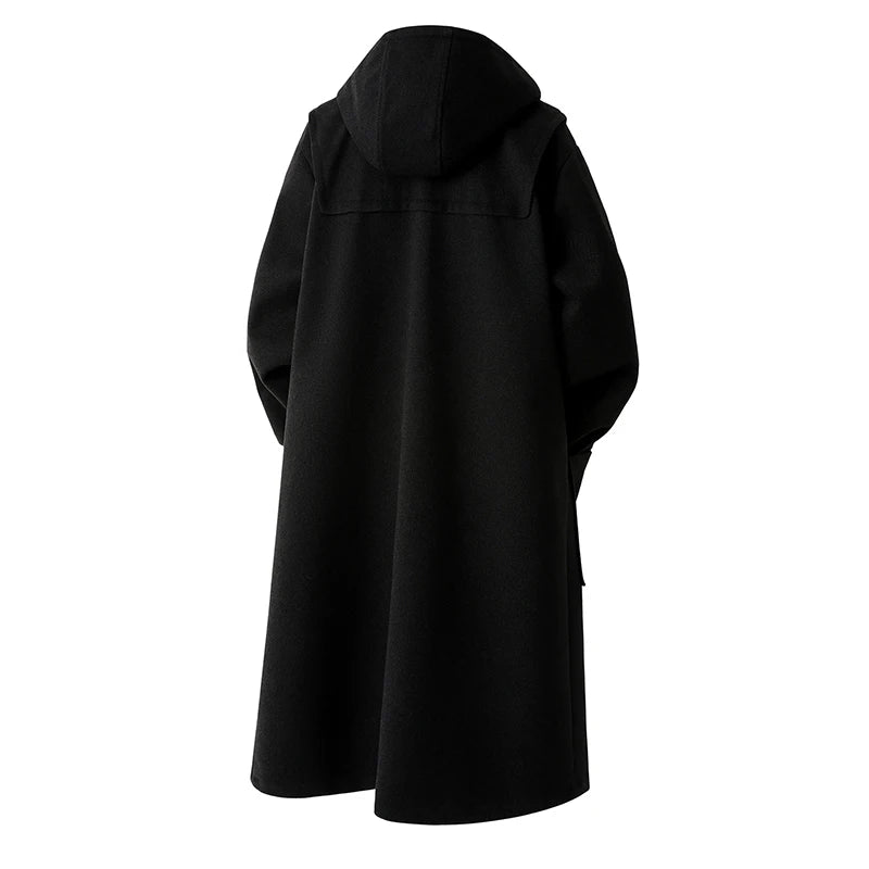 Men’s Hooded Windbreaker Coat – Autumn Winter - The Crew