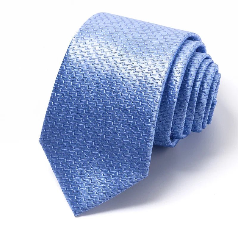 Striped Wedding Tie for Men | Elegant Office Style - The Crew
