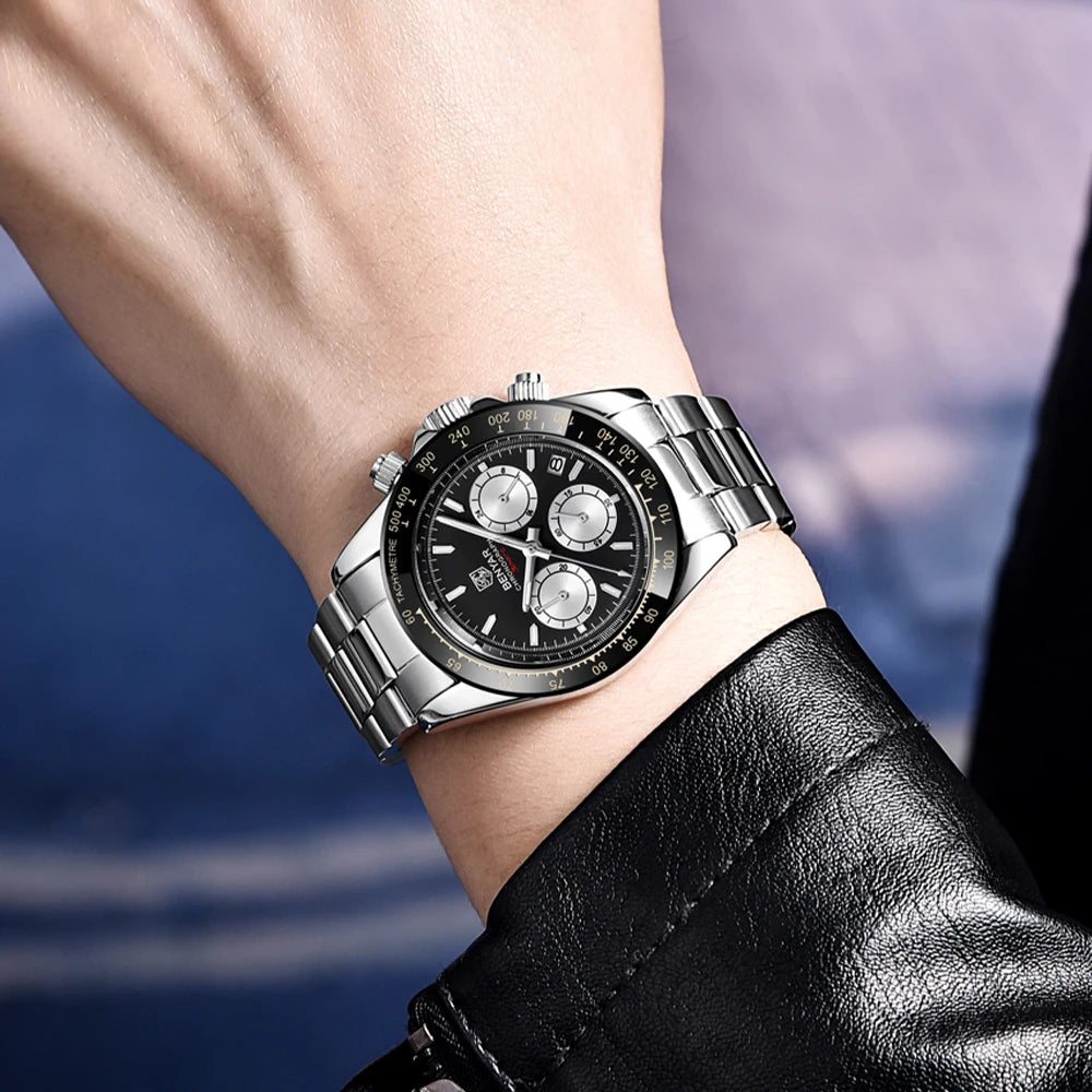 Stainless Steel Mechanical Watch