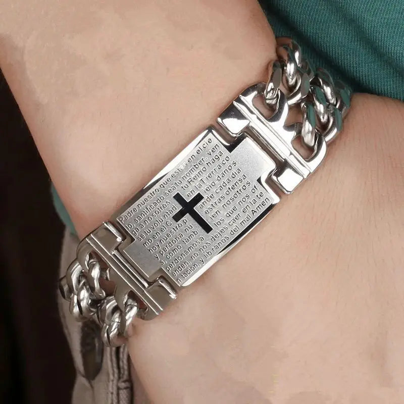 Stainless steel Cuban bracelet