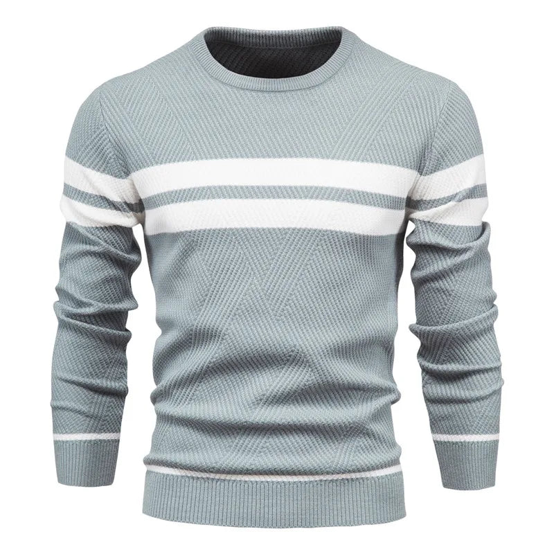 Autumn Patchwork Men’s Sweater