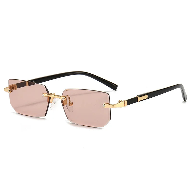 Minimalist Rimless Glasses
