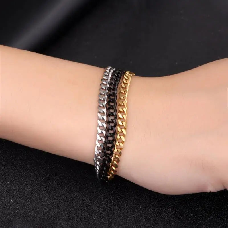 Stainless Steel Cuban Bracelet