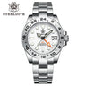 STEELDIVE SD1992 GMT automatic dive watch stainless steel – The Crew