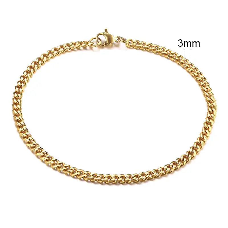 Stainless Steel Cuban Bracelet