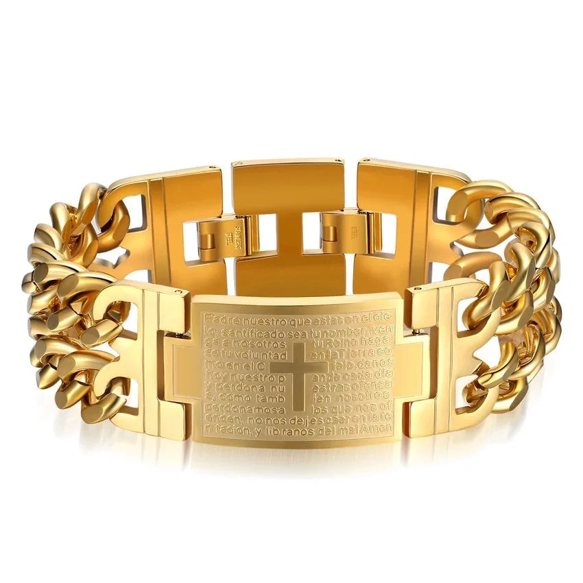 Stainless steel Cuban bracelet