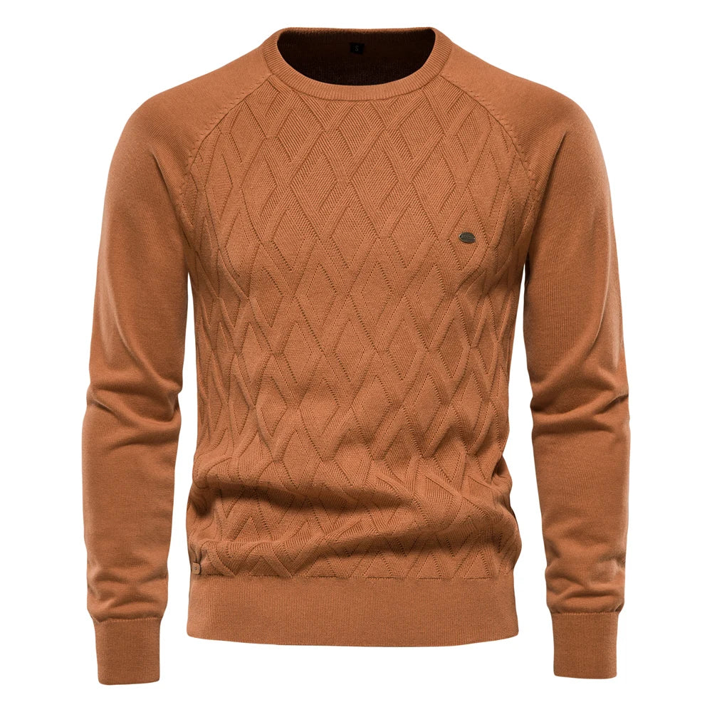 Basic Winter Diamond Sweater