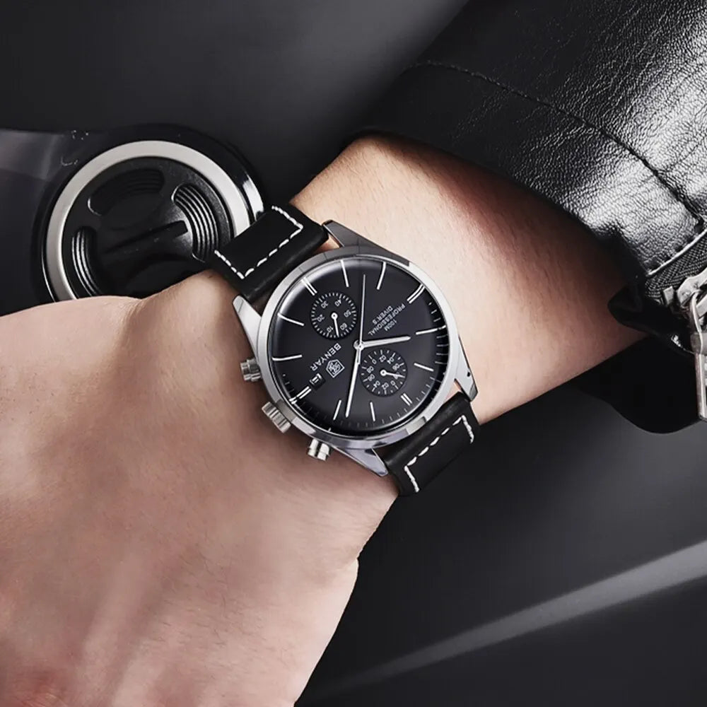 Sports Leather Watch