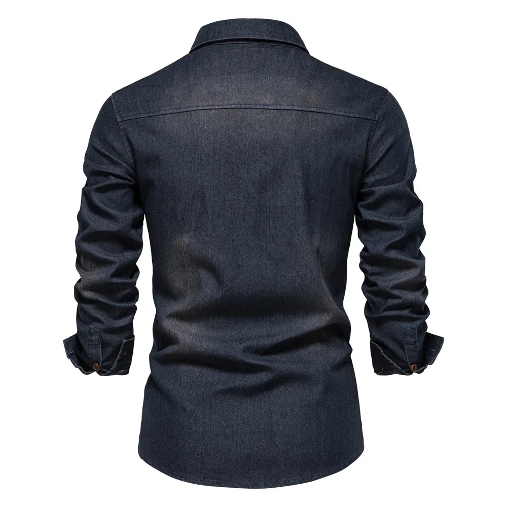 Slim Denim Shirt