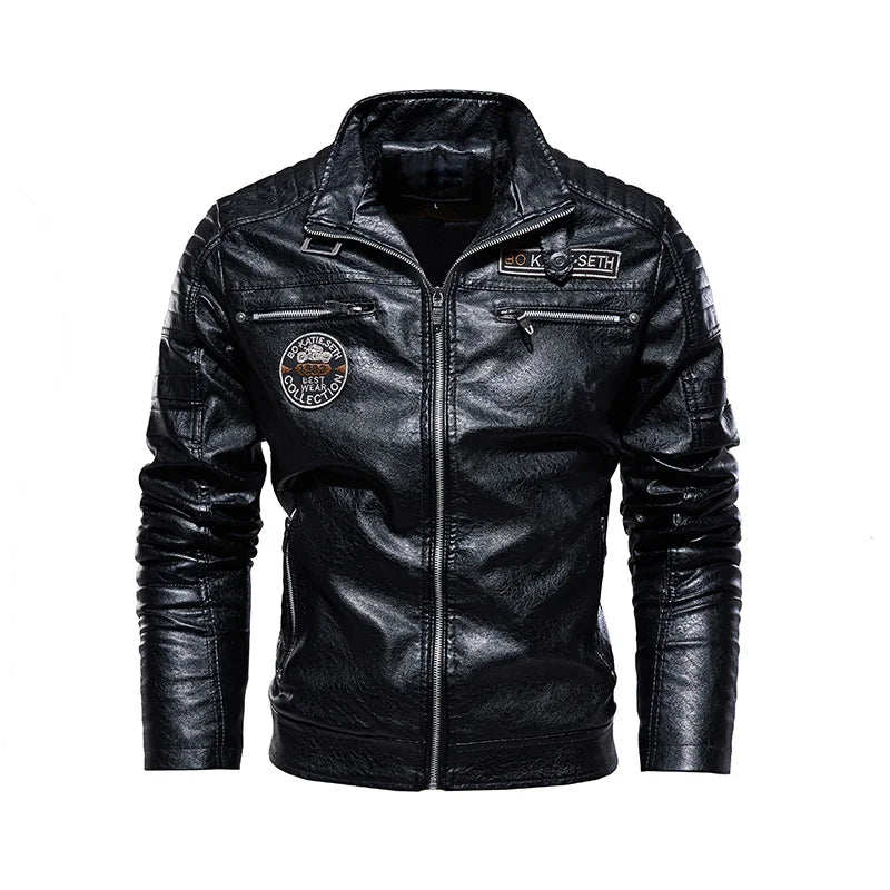 Synthetic Leather Jacket