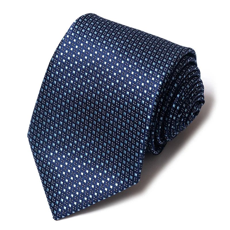 Striped Wedding Tie for Men | Elegant Office Style - The Crew