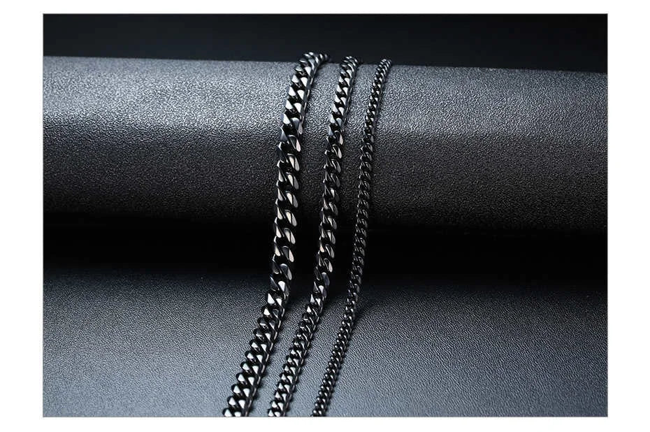 Unisex Steel Cuban Chain