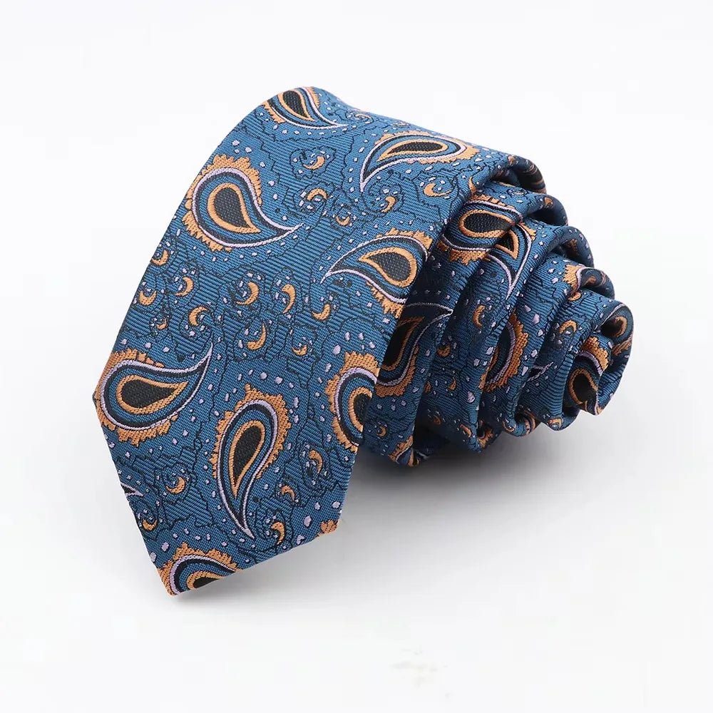 Men’s 6cm Floral Slim Tie - The Crew