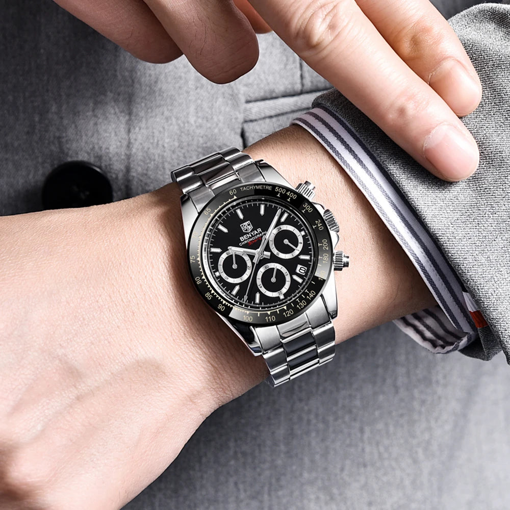 Stainless Steel Mechanical Watch