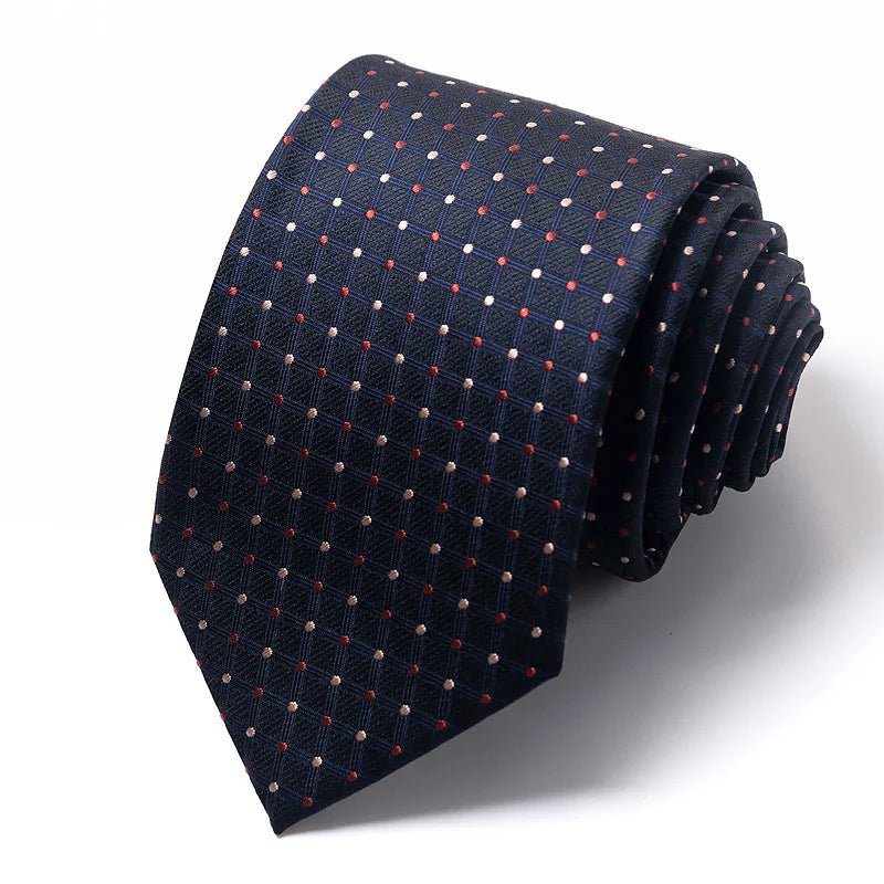 Striped Wedding Tie for Men | Elegant Office Style - The Crew
