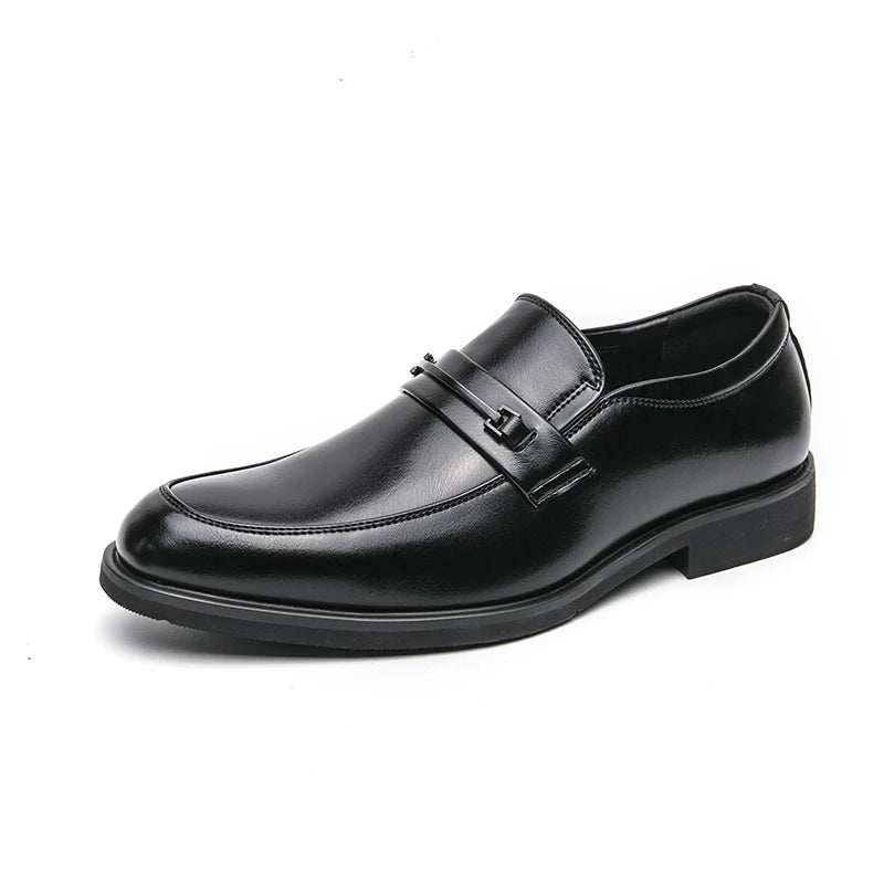 Classic Leather Slip-On Loafers