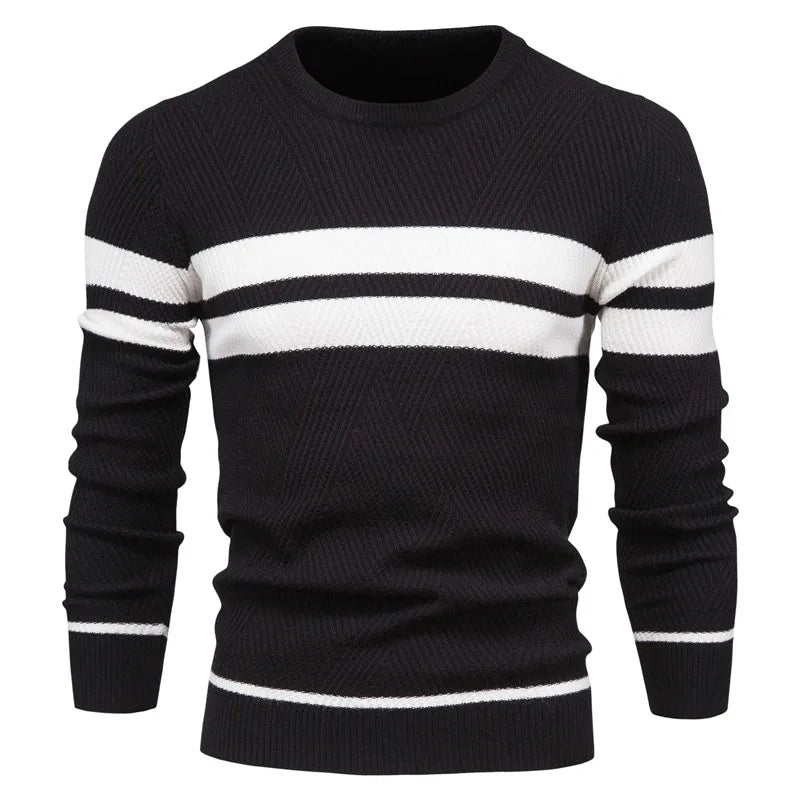 Autumn Patchwork Men’s Sweater