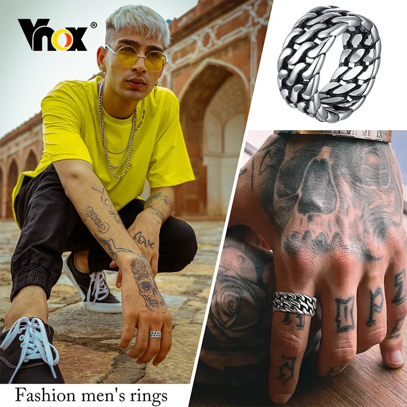 Vintage Double Cuban Ring
