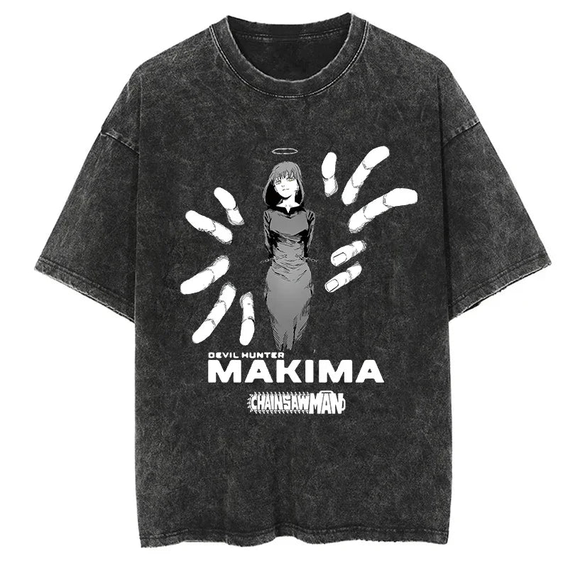 Vintage Makima Chainsaw Man Tee