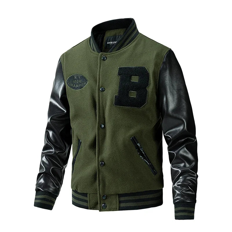 Casual Varsity Style Jacket