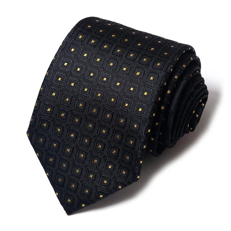 Striped Wedding Tie for Men | Elegant Office Style - The Crew