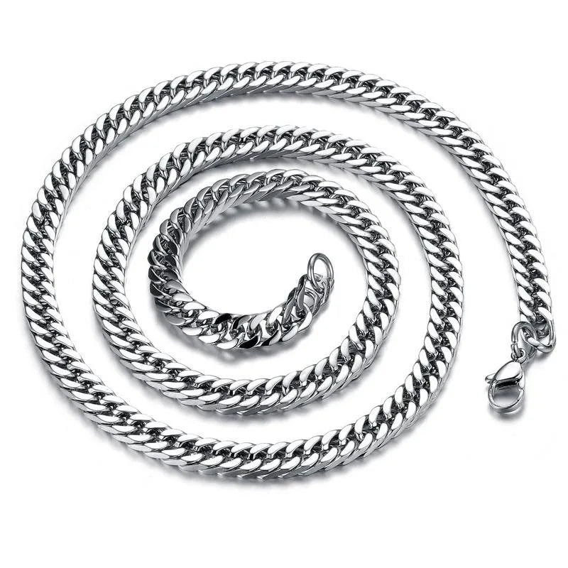 Stainless steel Cuban chain