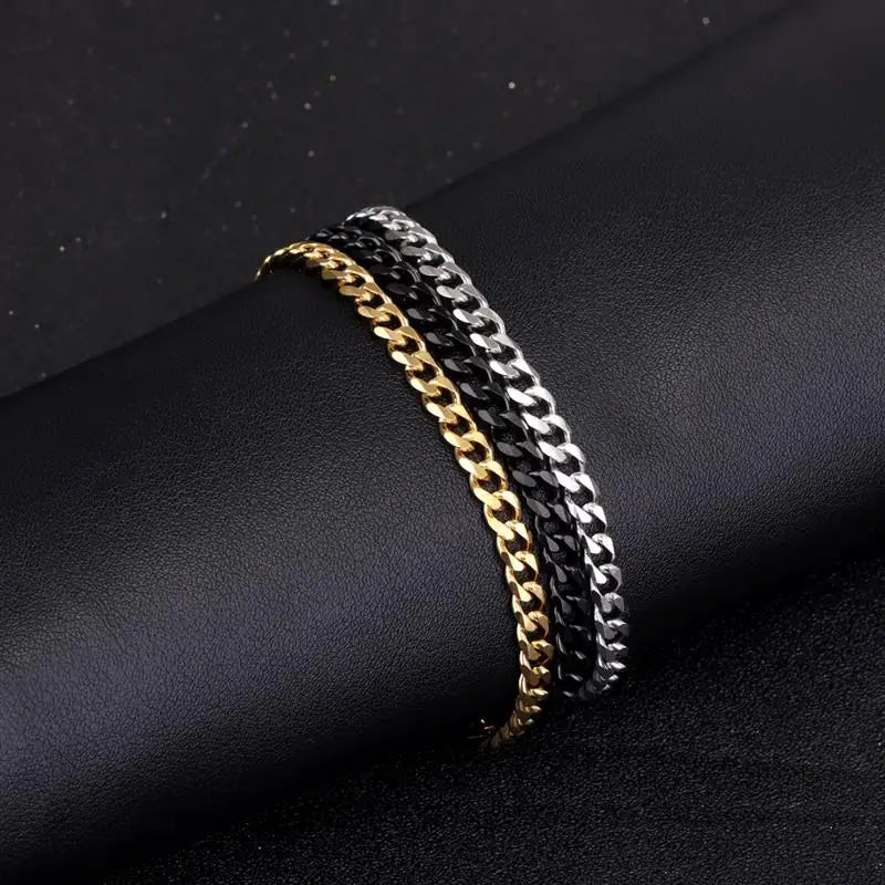 Stainless Steel Cuban Bracelet