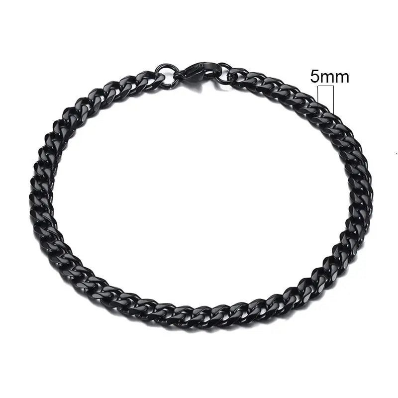 Stainless Steel Cuban Bracelet