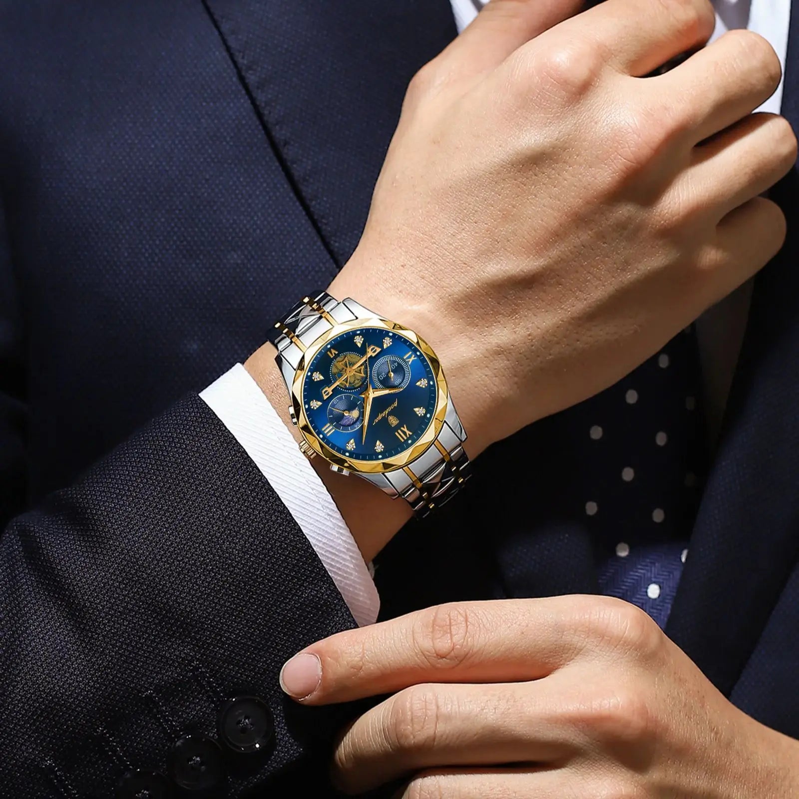 Reloj Clásico de Acero Inoxidable