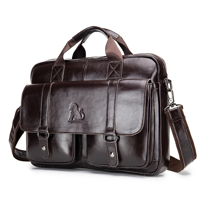 Premium Executive Leather Briefcase