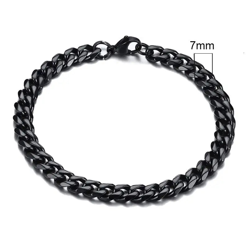 Stainless Steel Cuban Bracelet