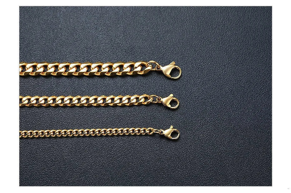 Unisex Steel Cuban Chain