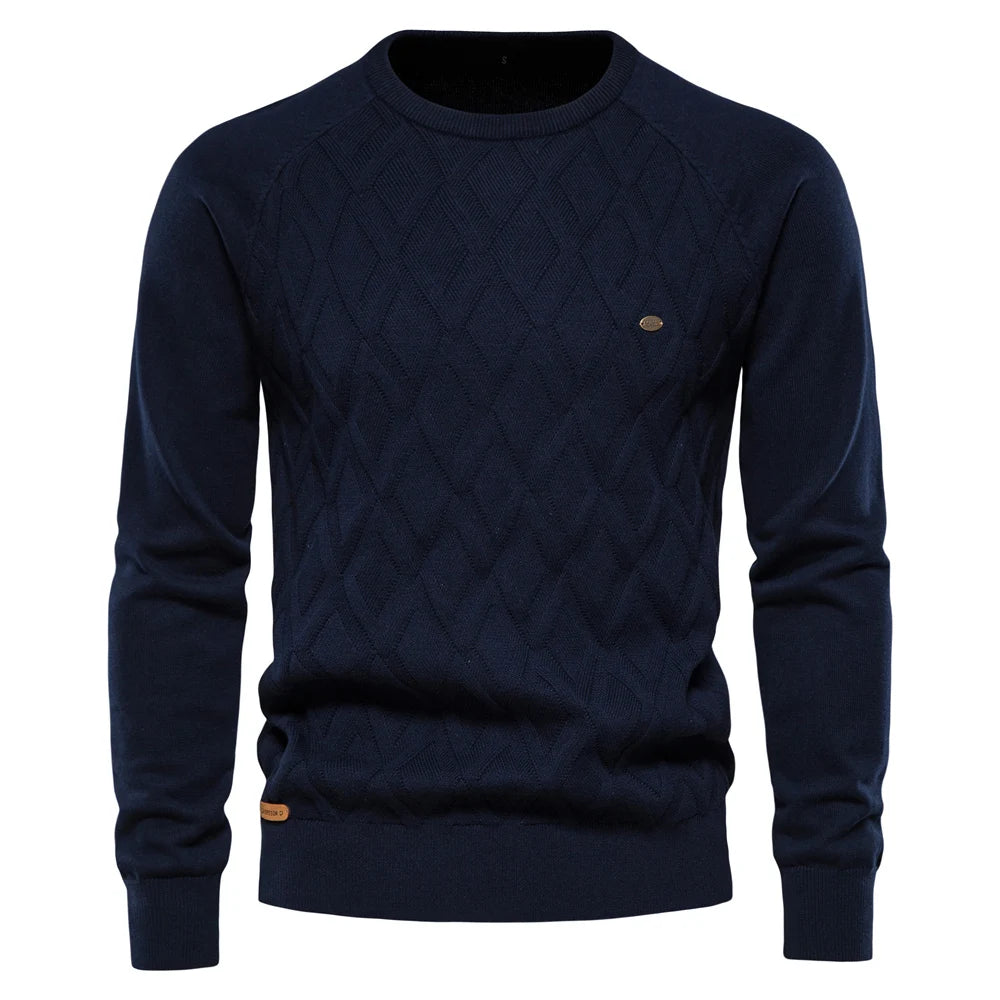 Basic Winter Diamond Sweater