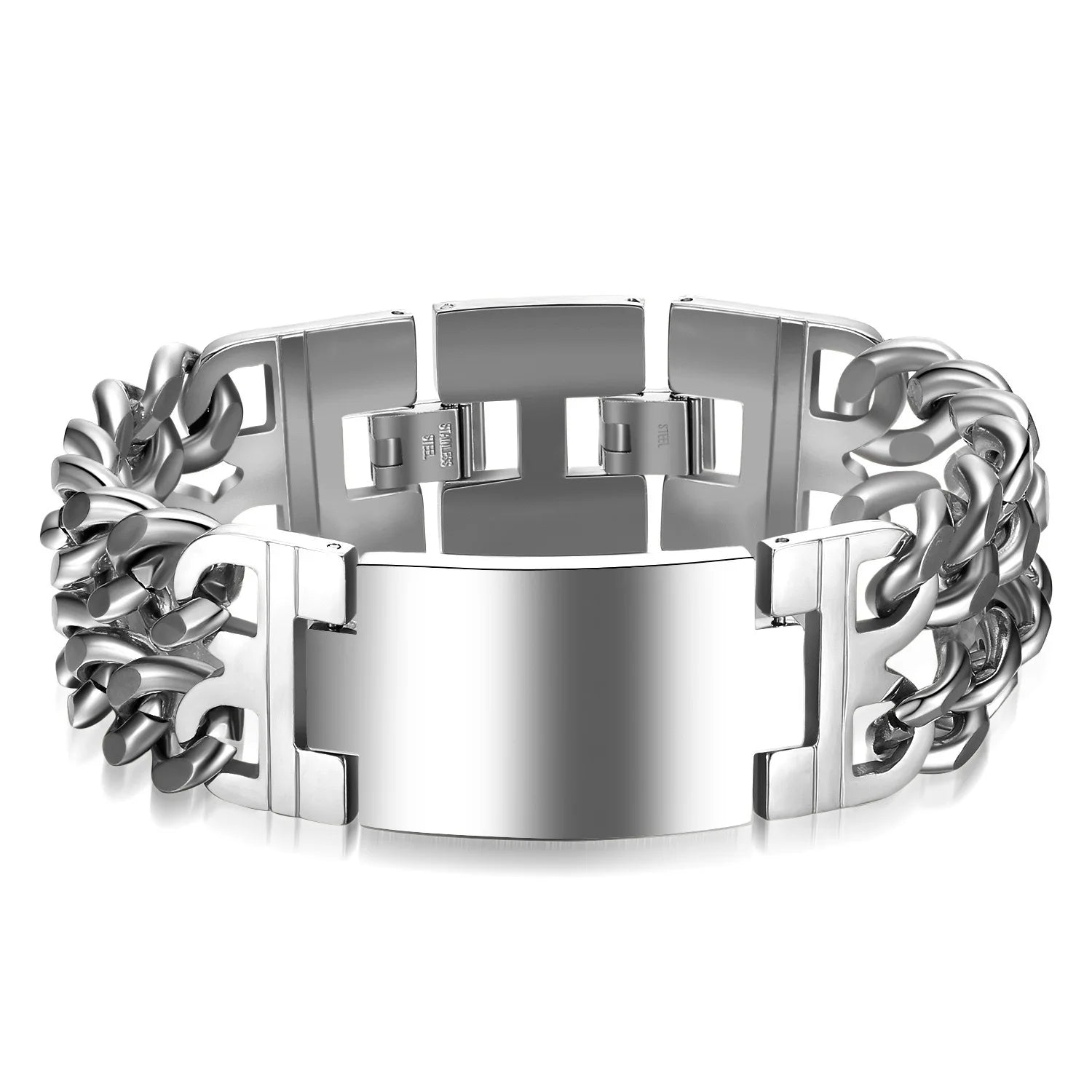 Stainless steel Cuban bracelet