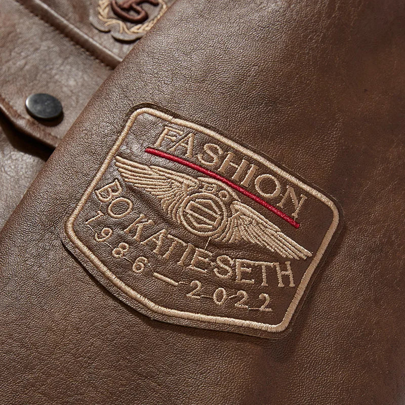 Faux Leather Biker Jacket