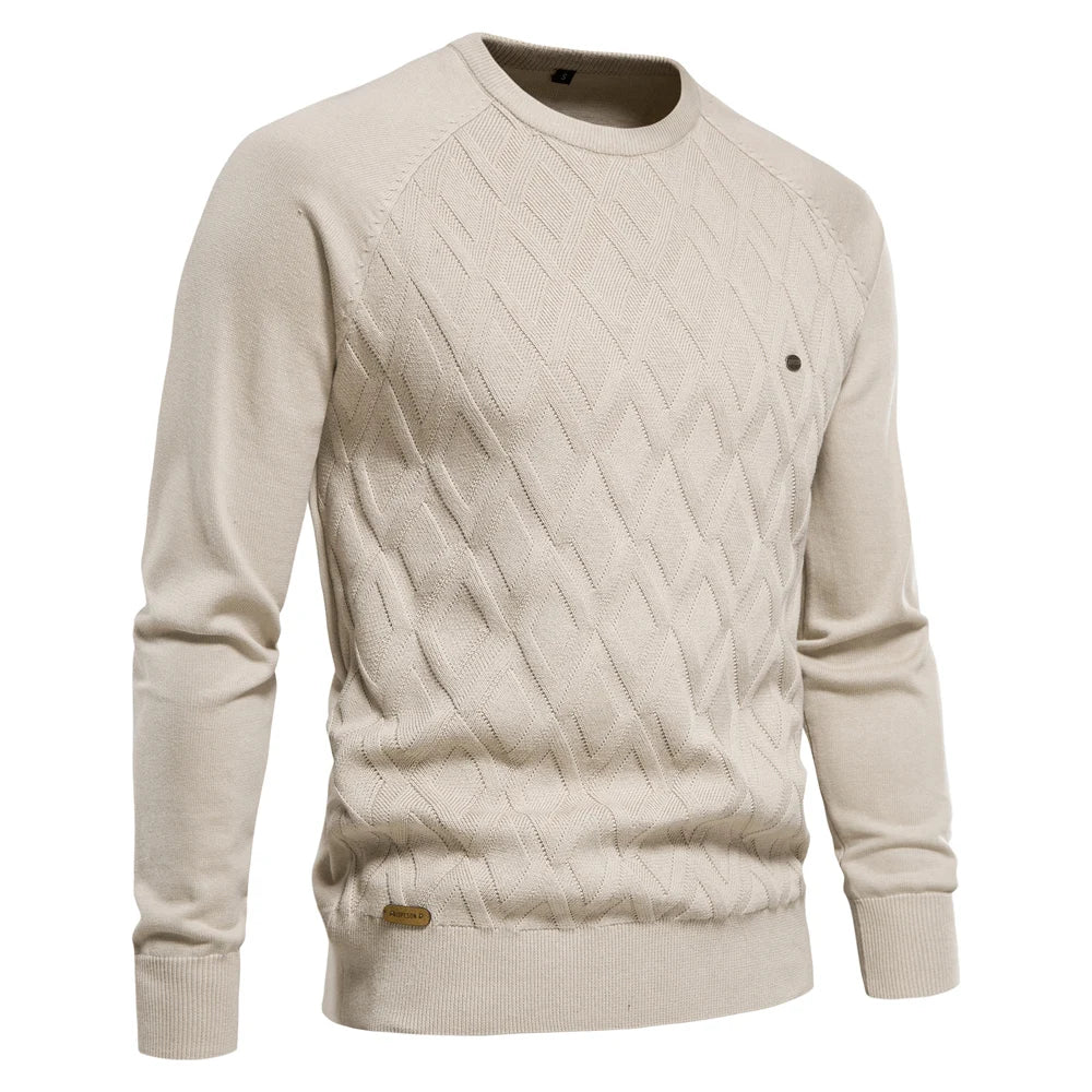 Basic Winter Diamond Sweater