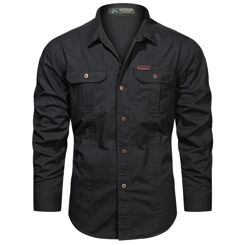 Military Cargo Overshirt