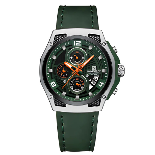 Leather Chrono Watch