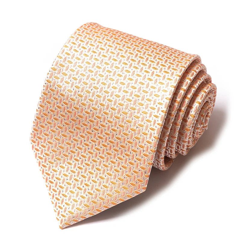 Striped Wedding Tie for Men | Elegant Office Style - The Crew