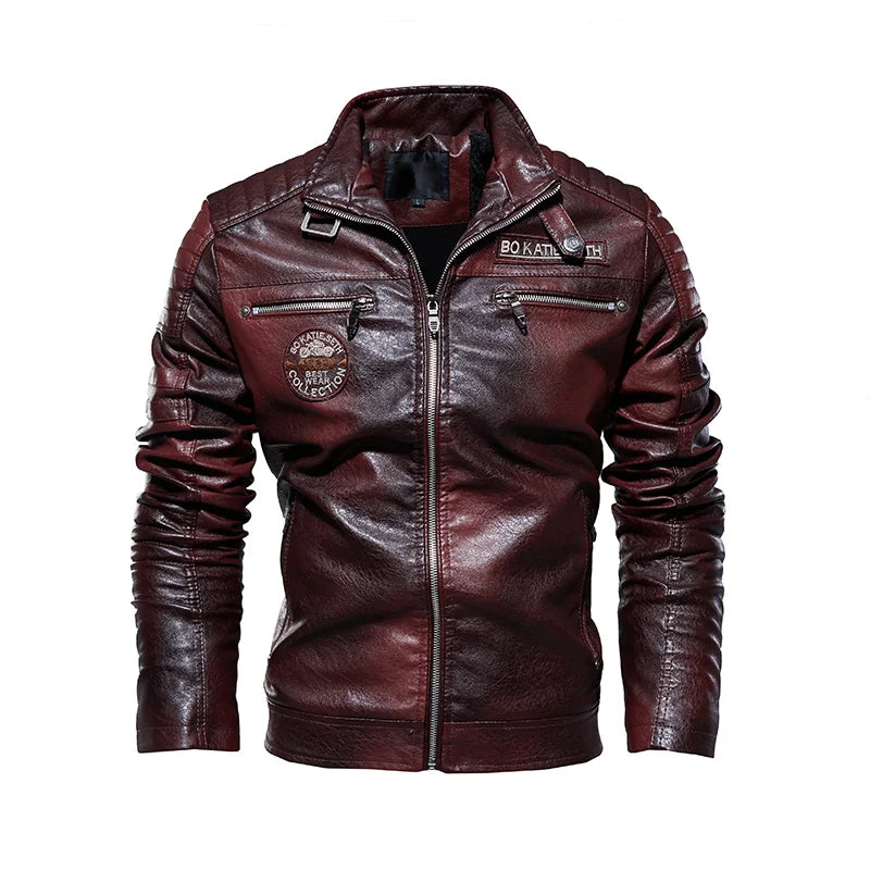 Synthetic Leather Jacket