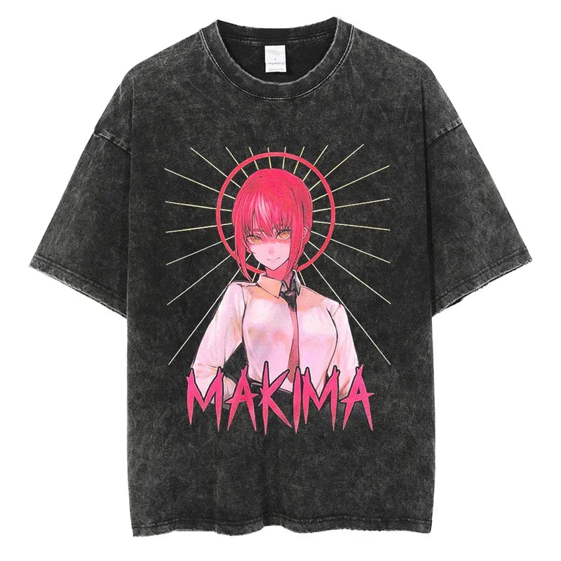 Vintage Makima Chainsaw Man Tee