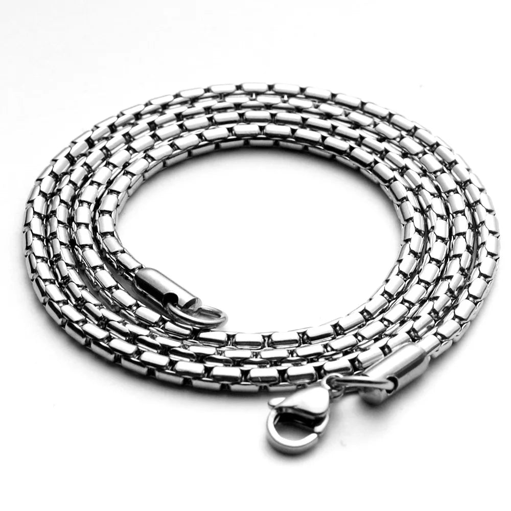 Elegant Stainless Steel Link Necklace