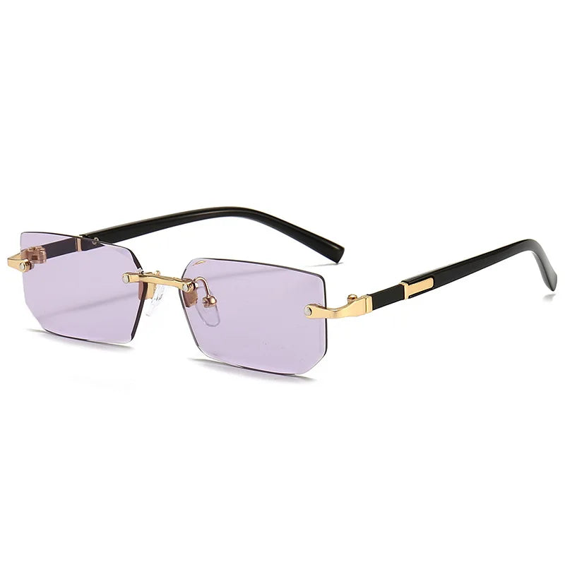 Minimalist Rimless Glasses