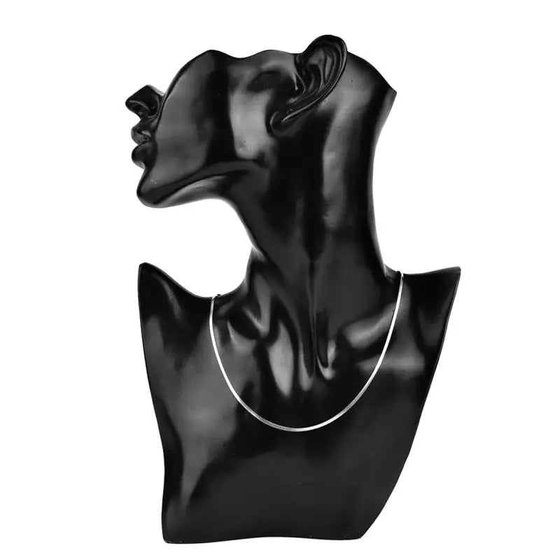 Stainless Steel Herringbone Design Necklace