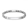 Unisex "Peace Grain" S925 Silver Woven Bracelet