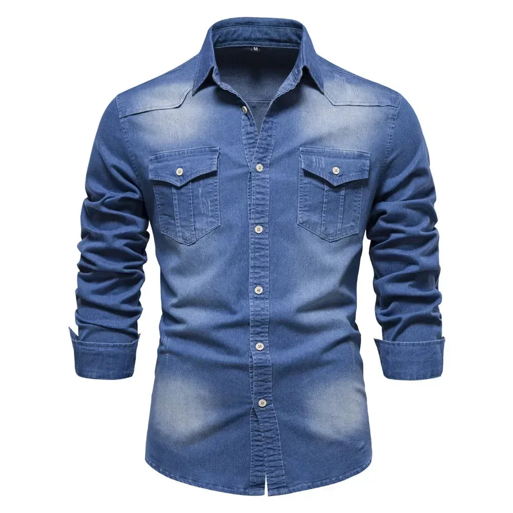 Slim Denim Shirt